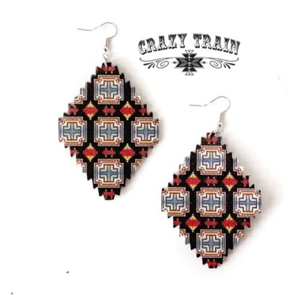 Crazy 🤪  Train Earrings